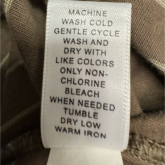 BANANA REPUBLIC RN 54023 - Brown/Cream Striped Short Sleeve Polo Shirt Men’s XL - Picture 2 of 6